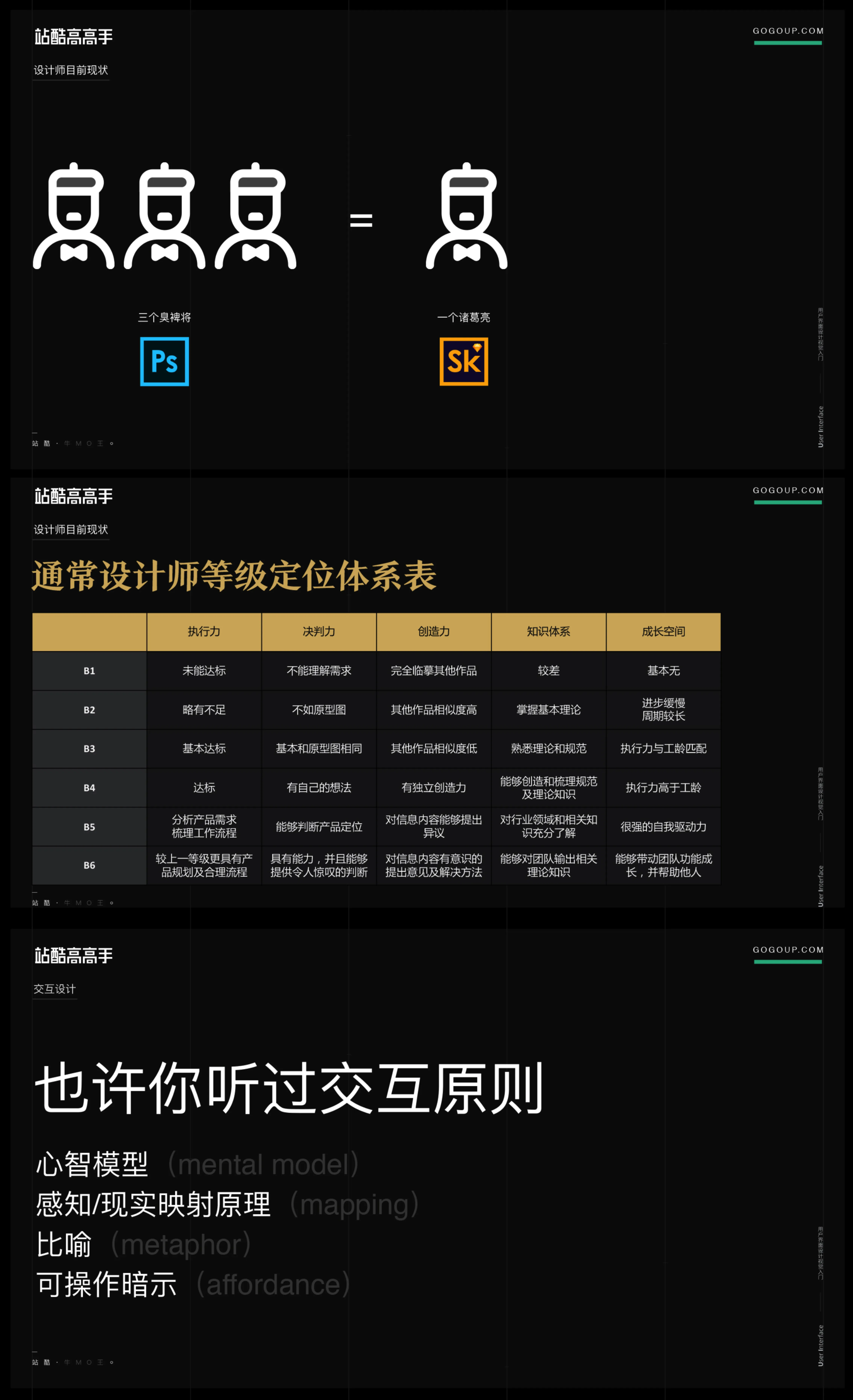 UI设计师如何做好职业规划?_视频教程培训_设计思维,大咖讲座_王健-站酷高高手
