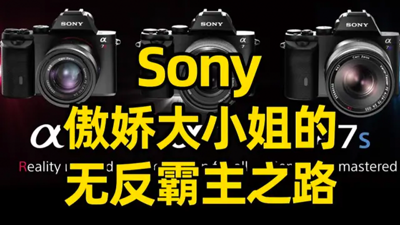 趣说相机品牌史：无反霸主的勇气传说Sony