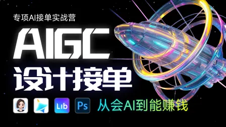 AIGC设计接单实战营-从会AI到能赚钱！