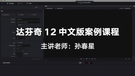 达芬奇12中文版案例课程