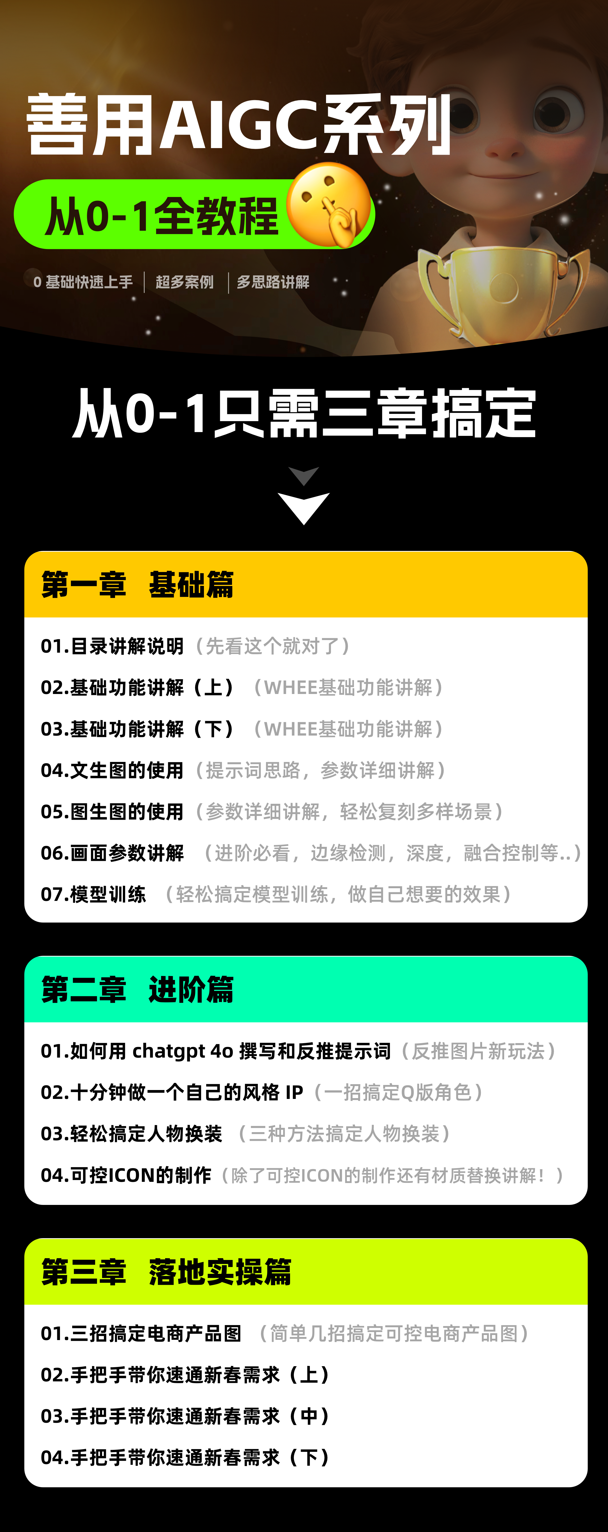 善用AIGC系列，从0-1全 …