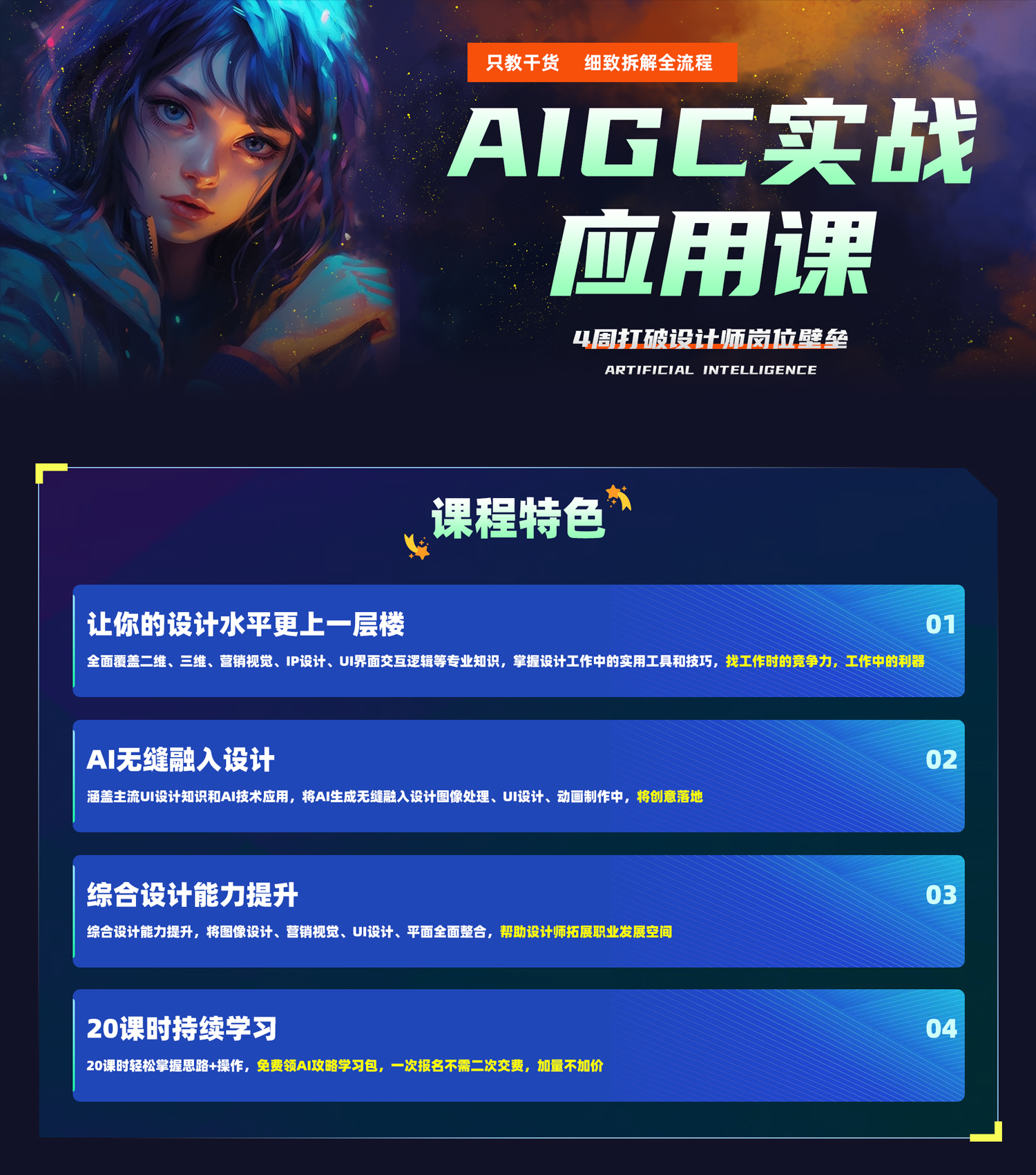 AIGC 实战应用课_视频教程培训__Kevin-站酷高高手