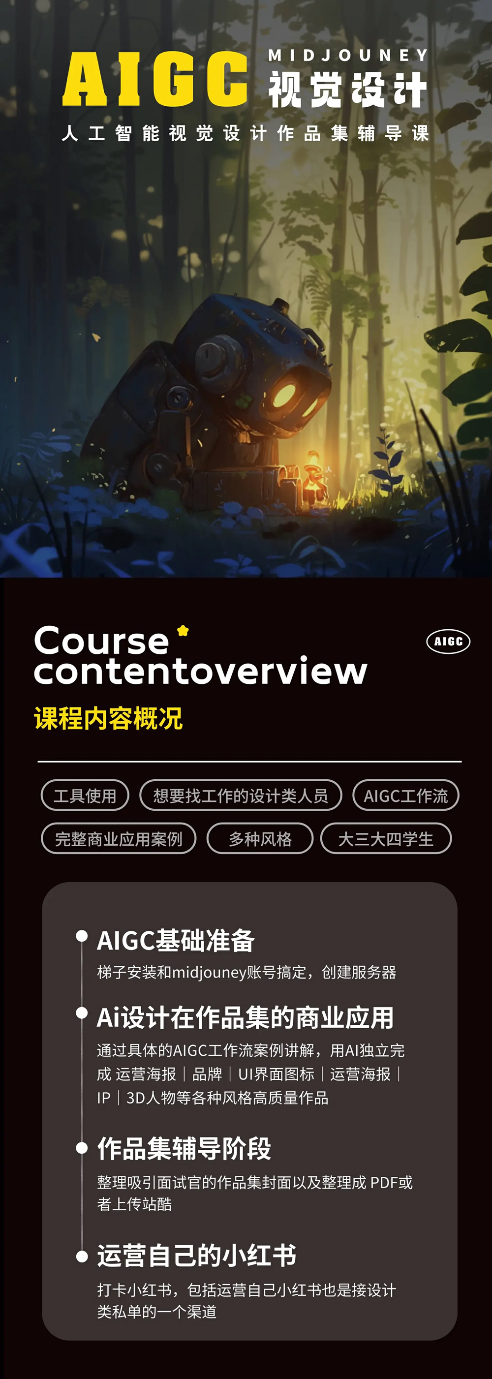 AIGC视觉设计作品集辅导课_视频教程培训__小胡桃-站酷高高手